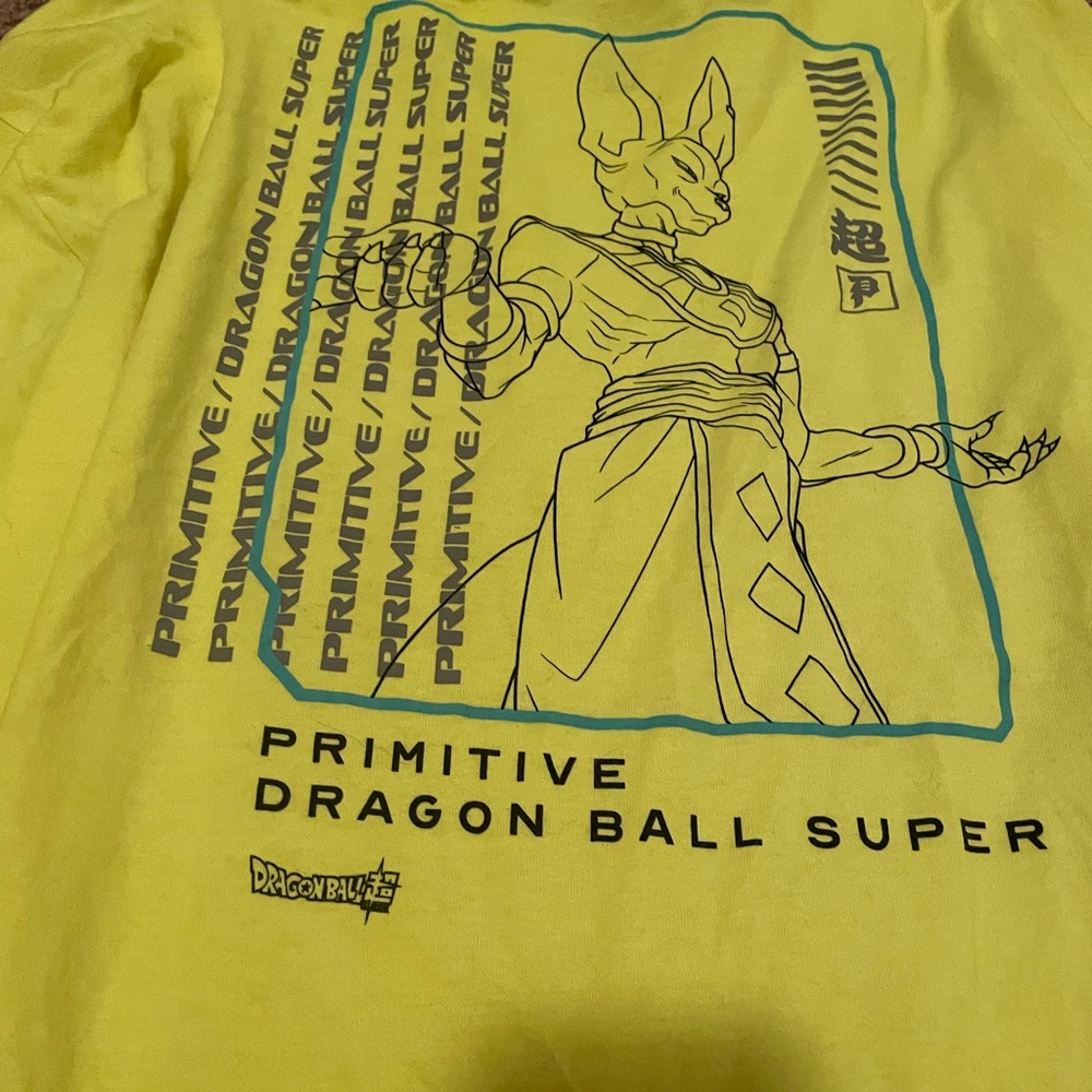 Men’s neon green dragonballz long sleeve shirt